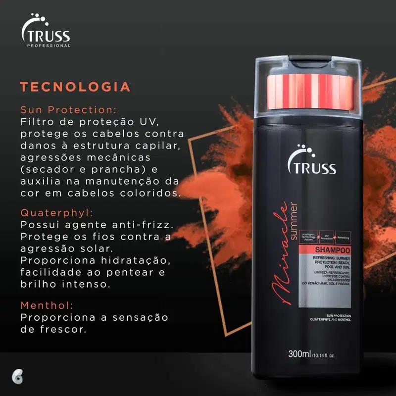 Combo Miracle Summer: Shampoo 300ml + Condicionador 300ml