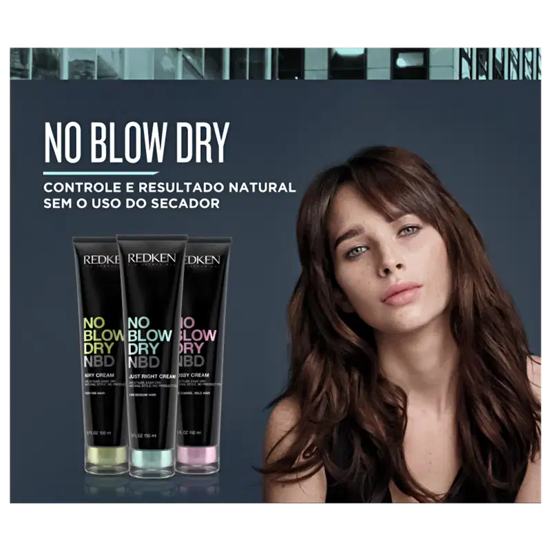 Redken No Blow Dry Bossy - Creme Acelerador de Secagem 150ml 