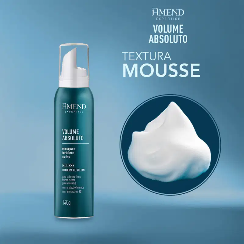 Kit Amend Expertise Volume Absoluto Home Care Mousse (4 produtos)