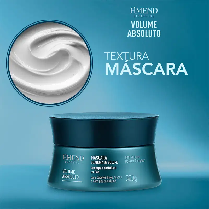 Kit Amend Expertise Volume Absoluto Home Care Mousse (4 produtos)