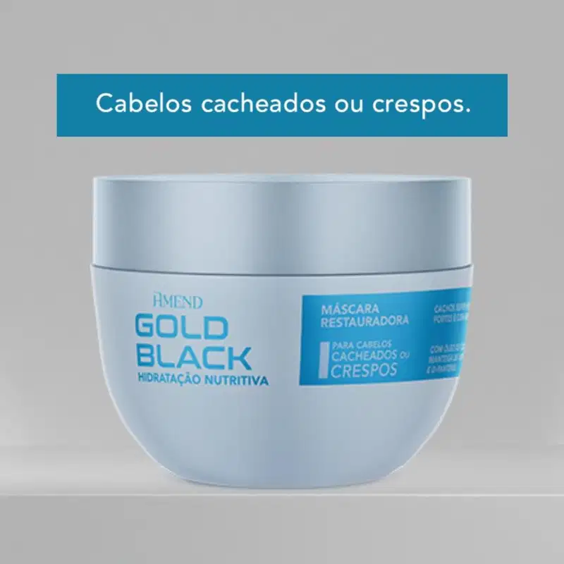AMEND MASCARA GOLD HIDRA NUTRITIVA 250G