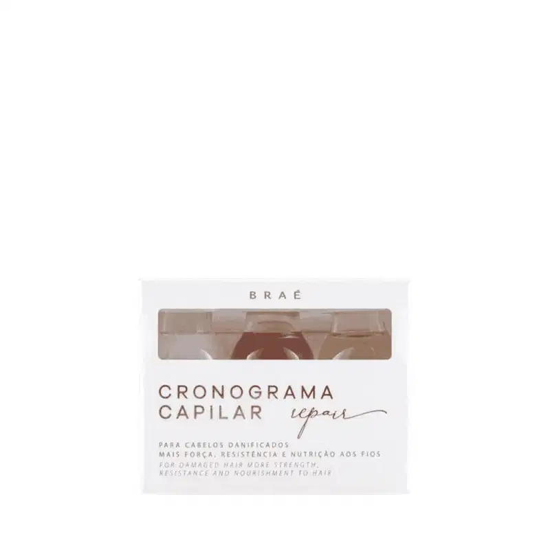 Cronograma Capilar Reparação Intensiva Braé Repair 3x13ml