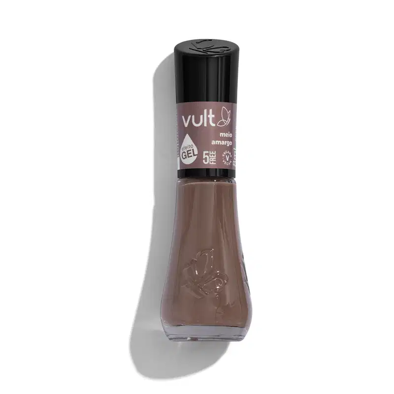 Esmalte Cremoso Marrom Meio Amargo 5Free  8ml