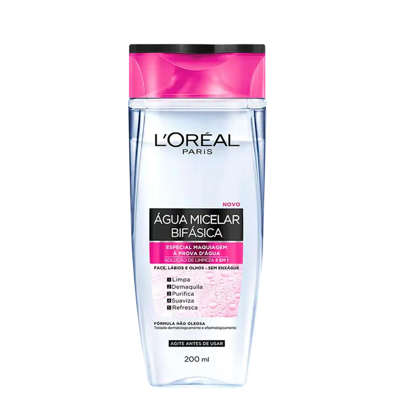 L'Oréal Paris Dermo Expertise Solução de Limpeza 5 em 1- Água Micelar Bifásica 200ml