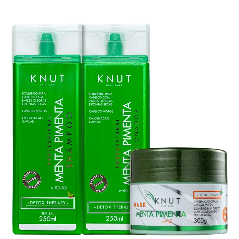 Kit Knut Menta Pimenta Trio (3 Produtos)