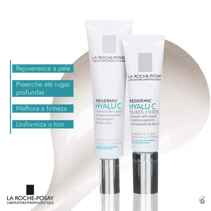 Kit La Roche-Posay Redermic Hyalu C Olhos e Face (2 Produtos)