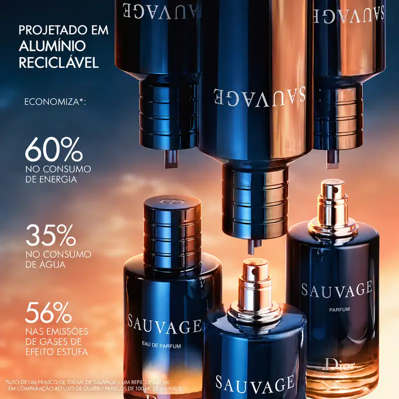 Sauvage Dior Eau de Parfum Refilável - Perfume Masculino 100ml