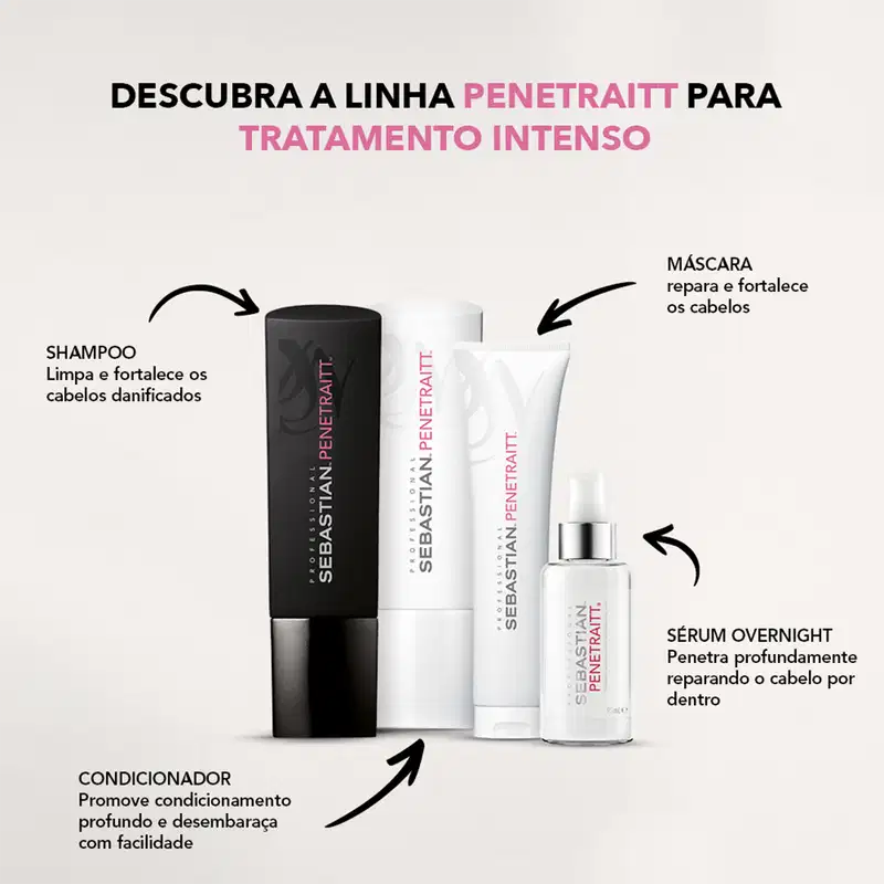 Sebastian Professional Penetraitt Masque - Máscara de Tratamento Reconstrutor 500ml