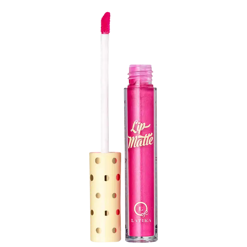 Latika Lip Rosa Nº 44 - Batom Líquido Metálico 4ml