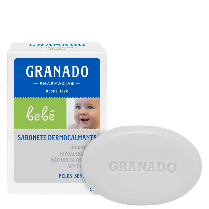 Granado Bebê Dermocalmante Peles Sensíveis - Sabonete em Barra 90g