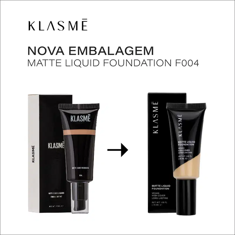 Klasme Matte F004 - Base Líquida 35g