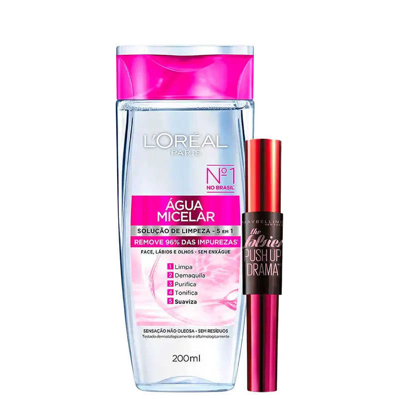 Kit Beleza na Web L'Oréal Maybelline Make (2 Produtos)