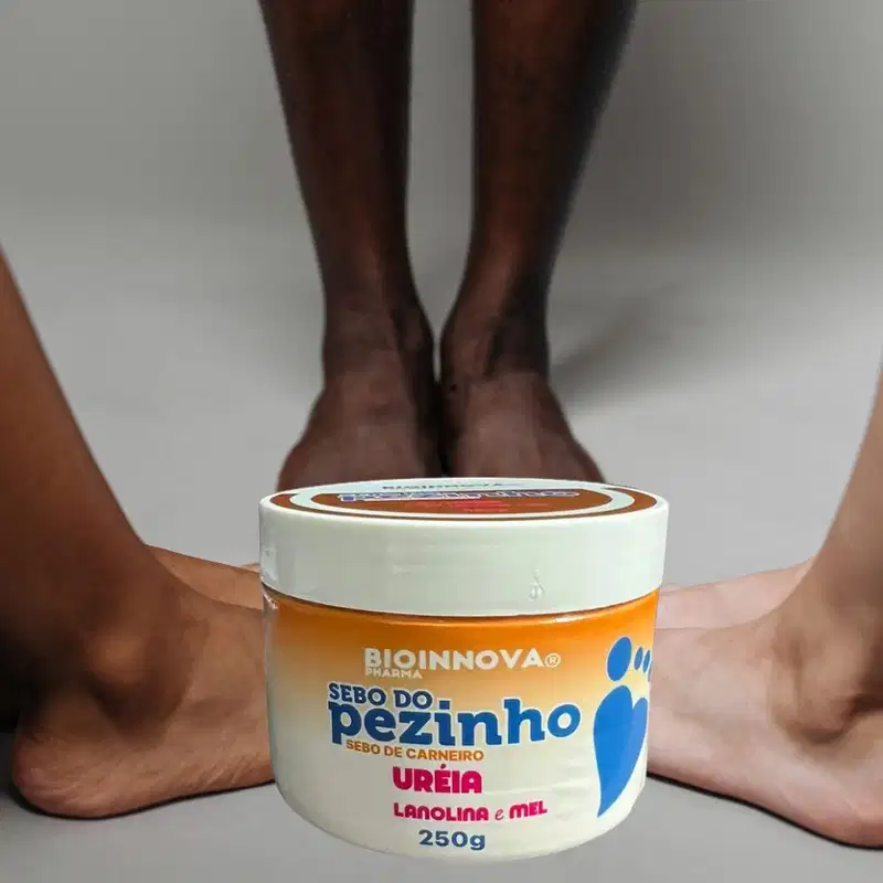 Sebo do Pezinho com Sebo de Carneiro 250g Creme Hidratante Bioinnova