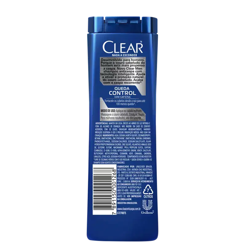 Clear Queda Control - Shampoo Anticaspa 400ml
