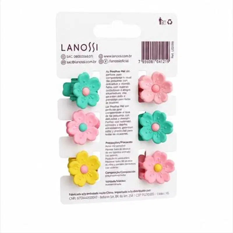 Presilha de Cabelo Lanossi Mel Kids – Acessório Infantil Delicado, Fixação Suave e Confortável