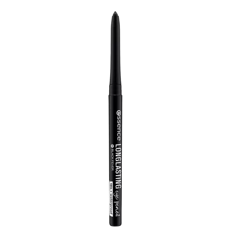 Essence Longlasting 01 Black Fever - Lápis de Olho 0,28g
