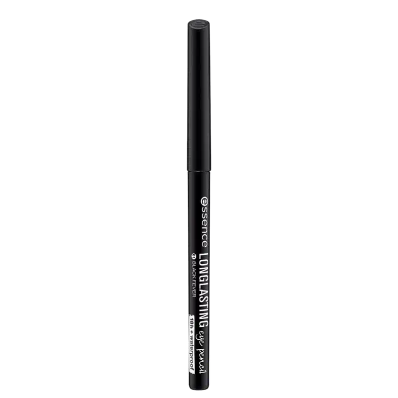 Essence Longlasting 01 Black Fever - Lápis de Olho 0,28g