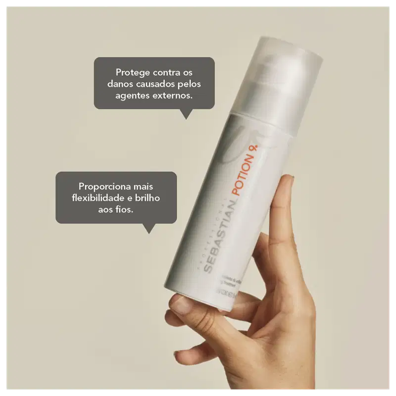 Sebastian Professional Flow Potion 9 - Creme Modelador 500ml