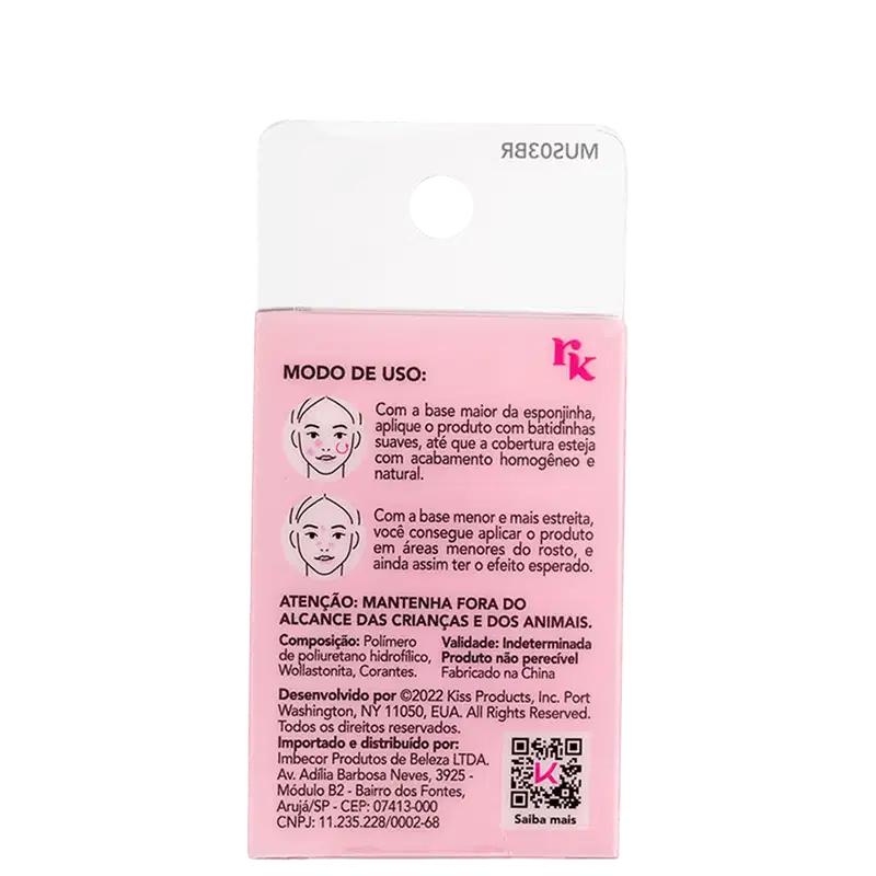Ruby Kisses Blending Oval Teardrop - Esponja para Maquiagem