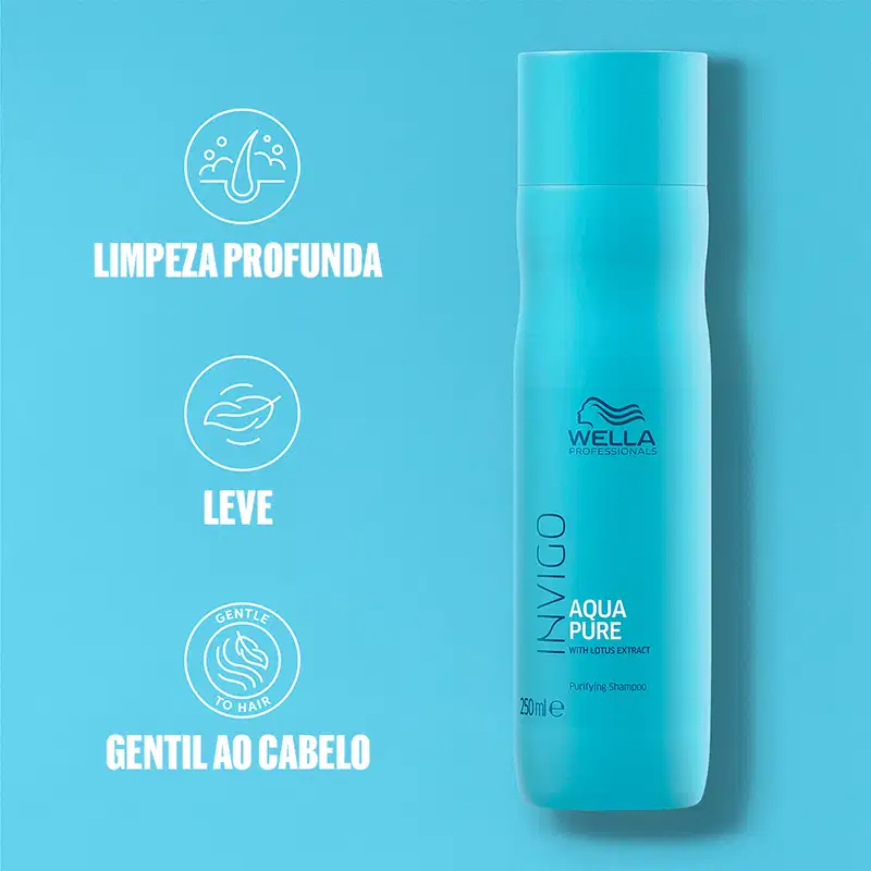Wella Professionals Invigo Aqua Pure - Shampoo Antirresíduos 250ml