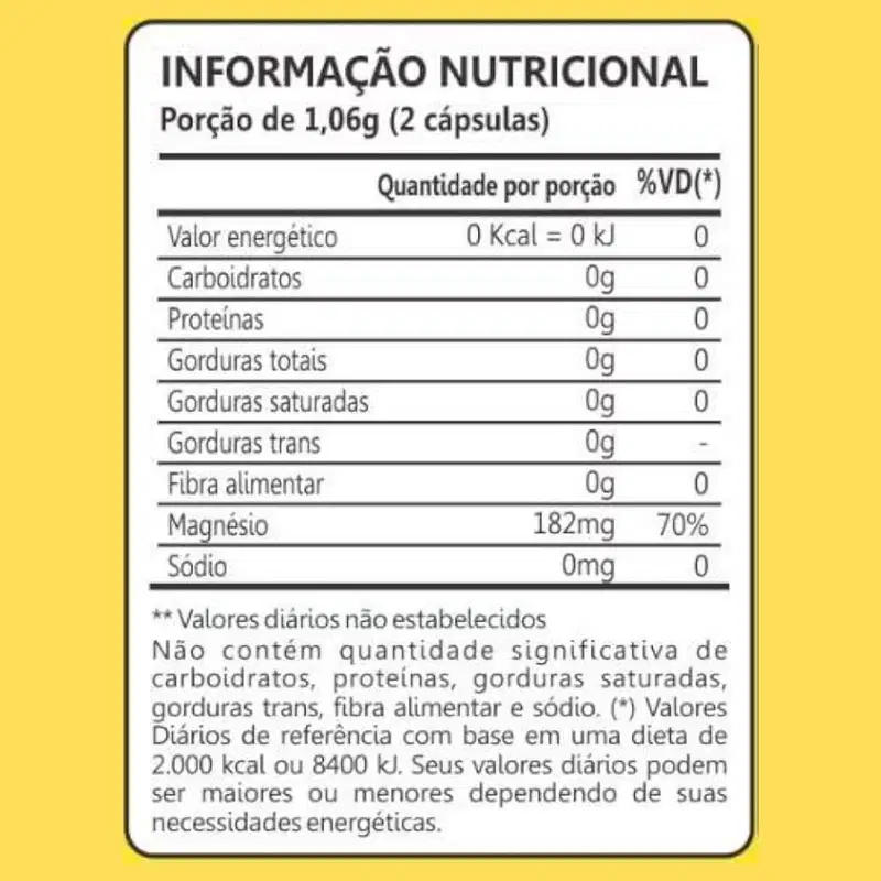 Suplemento Alimentar Dimag 400mg 60 cápsulas