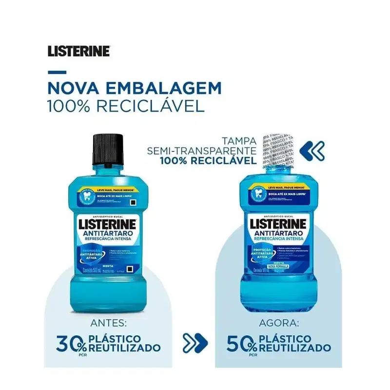 Enxaguante Bucal Listerine Tartar Control - 500ml