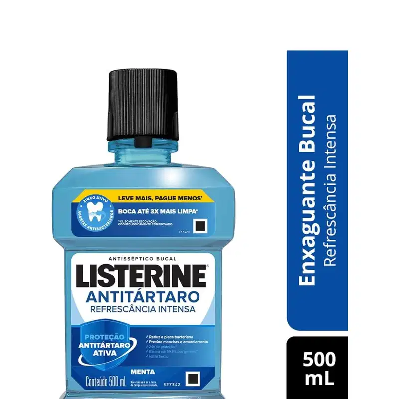 Enxaguante Bucal Listerine Tartar Control - 500ml