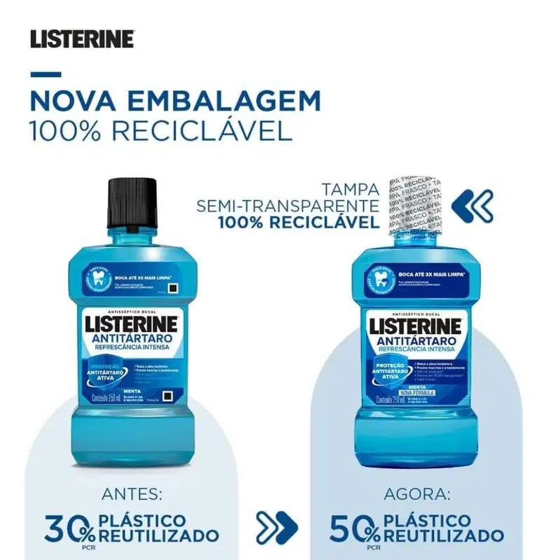 Enxaguante  Bucal Listerine Antitártaro 250ml