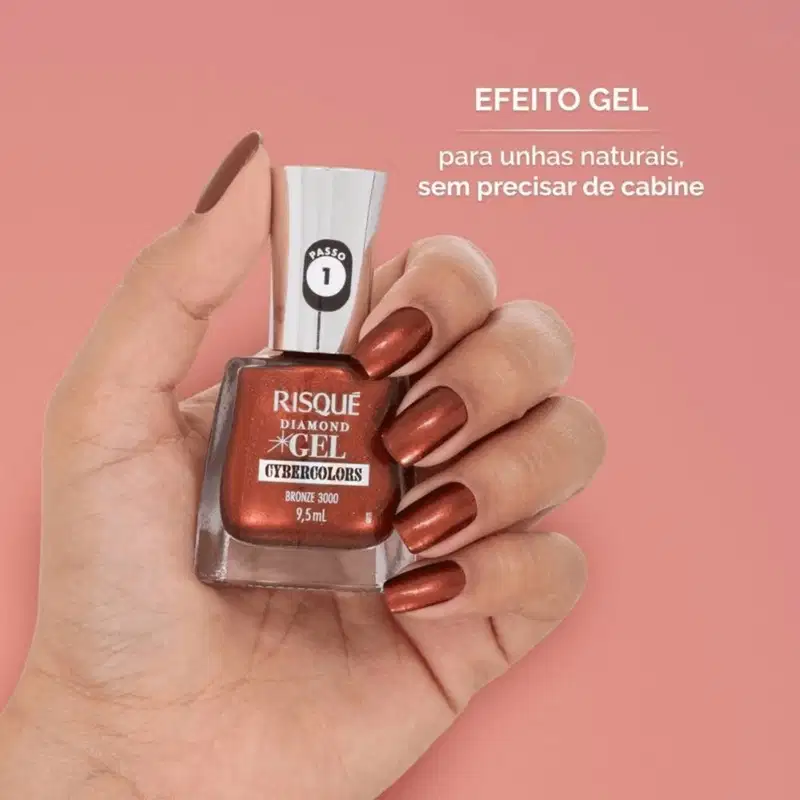 Esmalte Risqué Gel Bronze 3000 9,5ml
