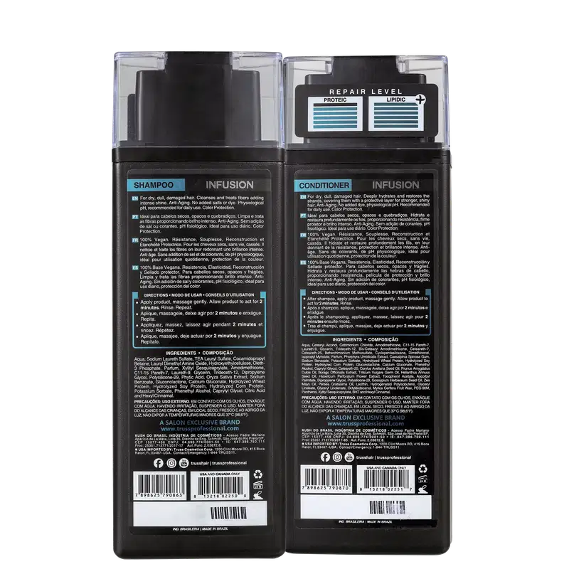 Combo Infusion: Shampoo 300ml + Condicionador 300ml