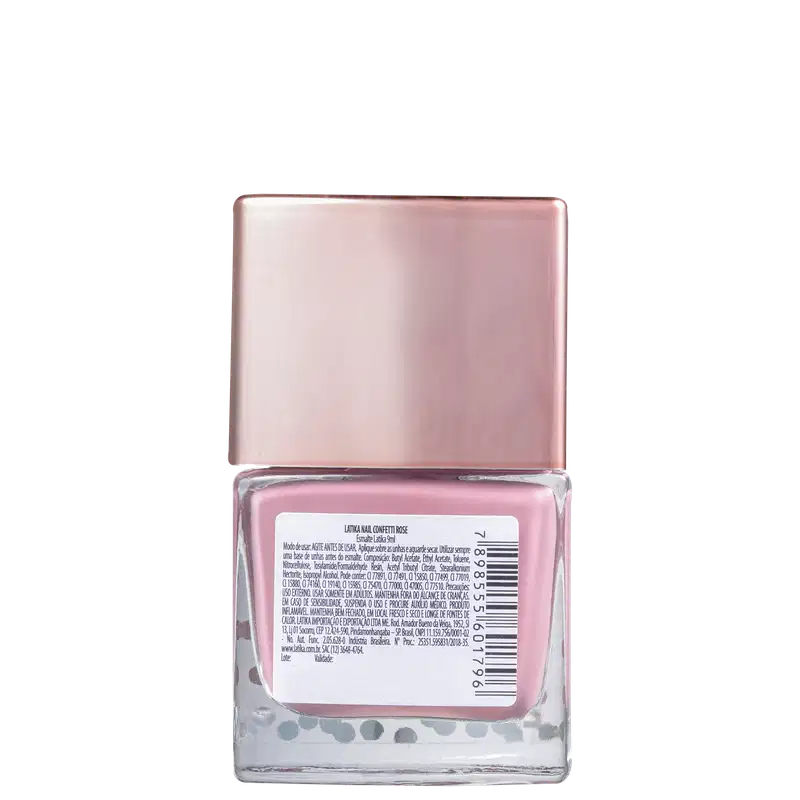 Latika Confetti Rose - Esmalte Cremoso 9ml