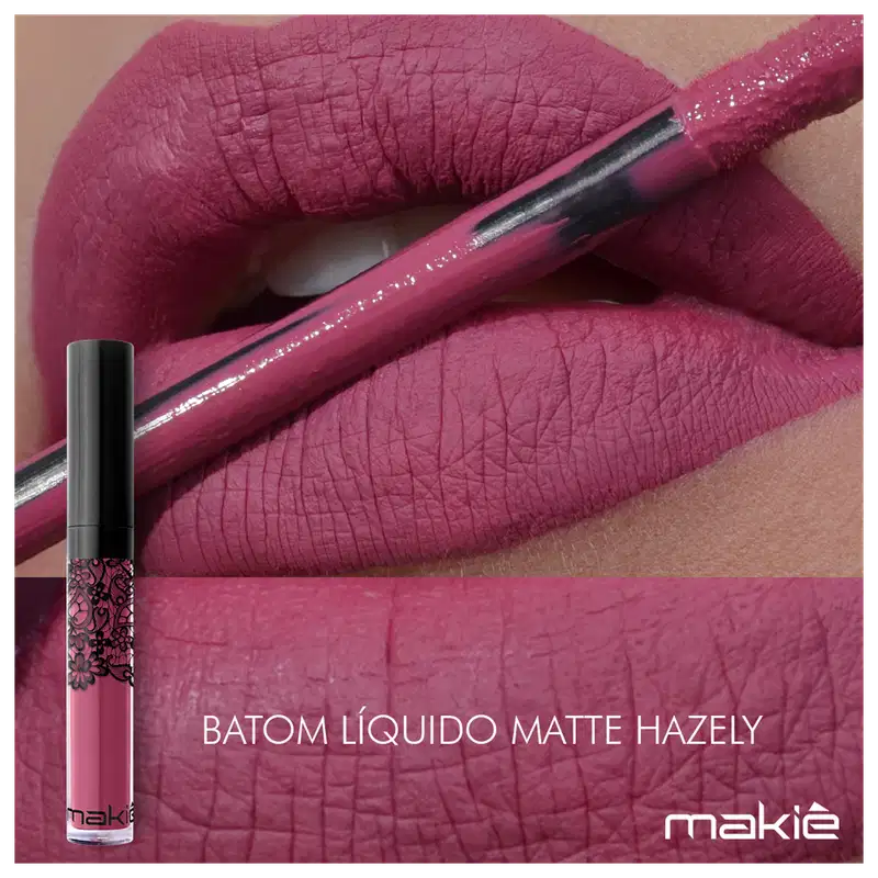 Makiê Hazely - Batom Líquido Matte 4g