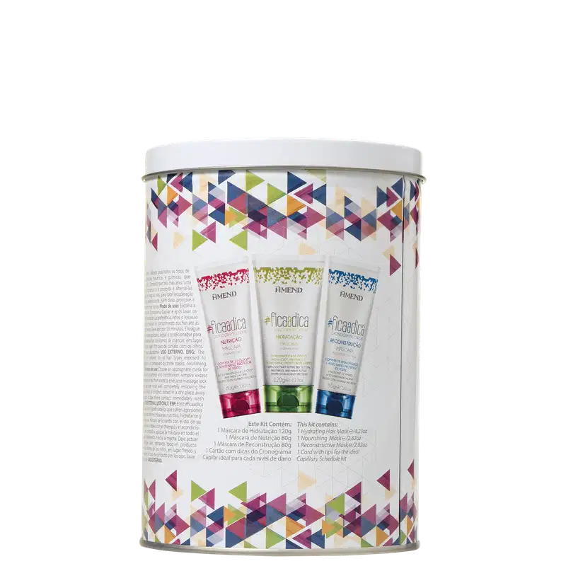 Kit Amend #Ficaadica Cronograma Capilar (3 Produtos)