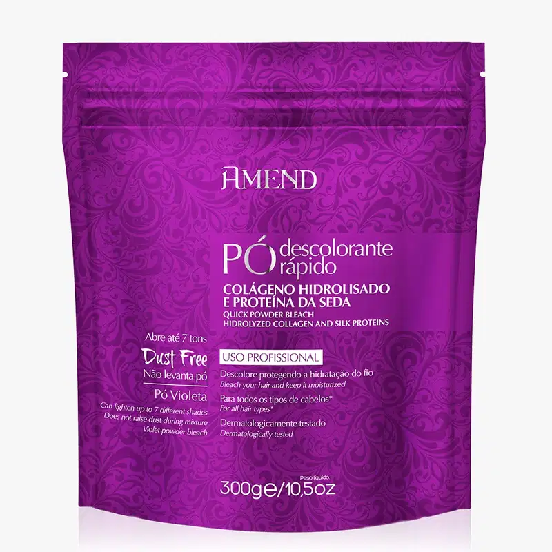 Amend Colágeno e Proteína da Seda - Pó Descolorante 300g