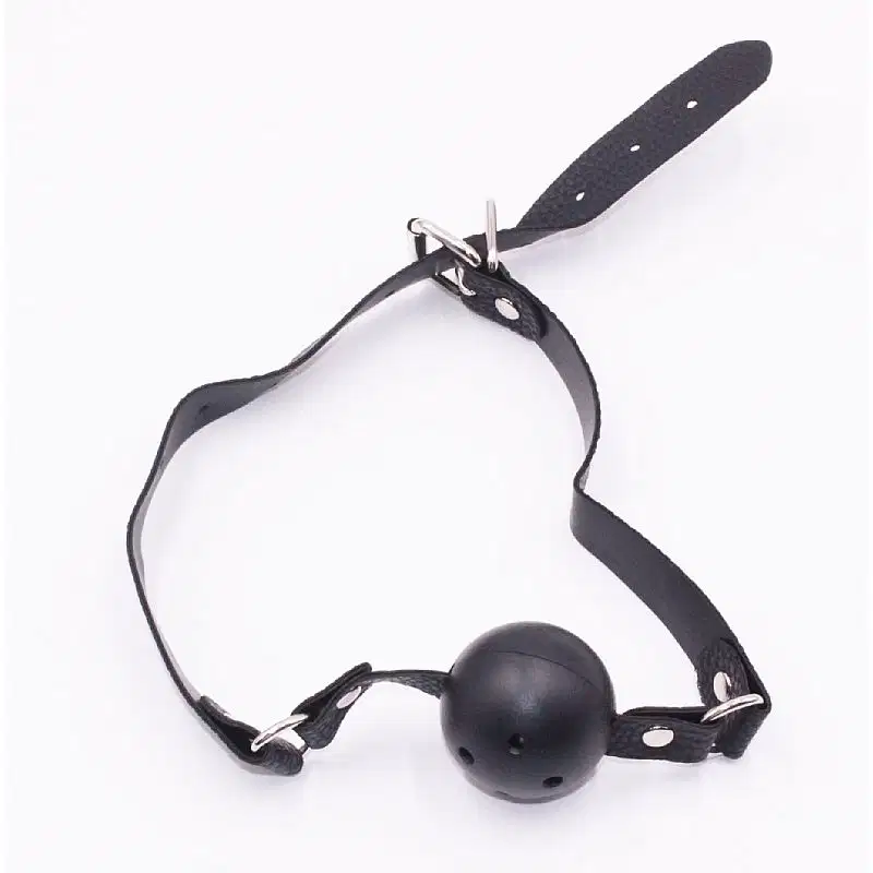 Kit Bondage BDSM 7 Peças c/ Coleira Guia Mordaça Algema Tornozeleira e Chicote