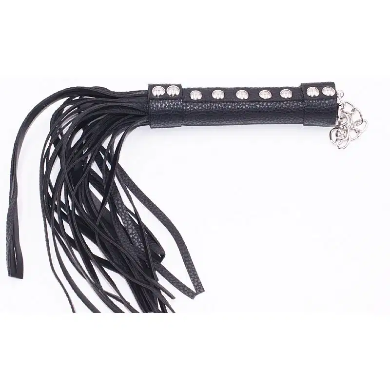 Kit Bondage BDSM 7 Peças c/ Coleira Guia Mordaça Algema Tornozeleira e Chicote