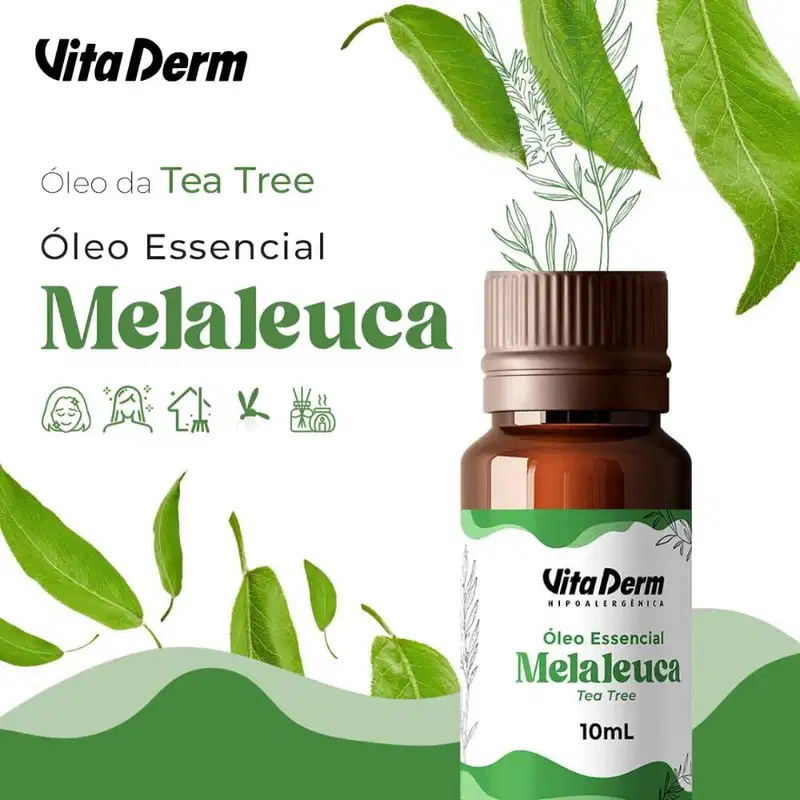 Vita Derm Óleo Essencial de Melaleuca 10ml