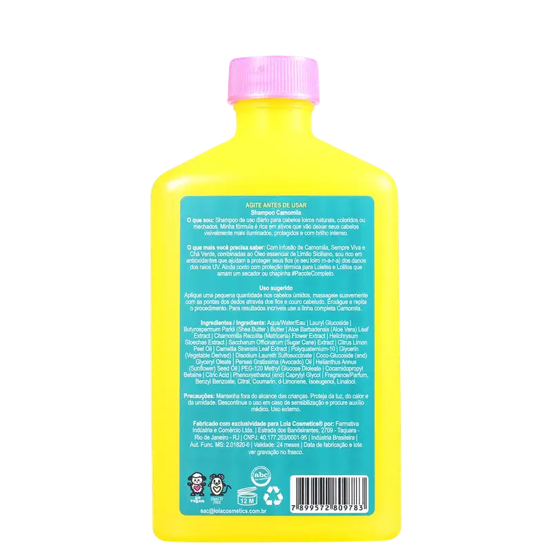 Lola Cosmetics Camomila - Shampoo 250ml