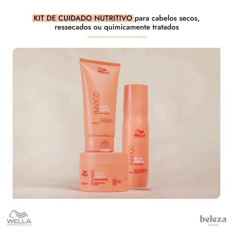 Kit Wella Professionals Invigo Nutri-Enrich Trio (3 Produtos)