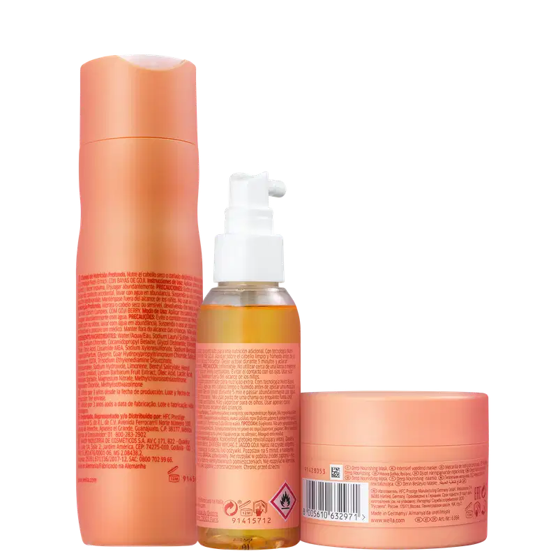 Kit Wella Professionals Invigo Nutri-Enrich Booster Trio (3 Produtos)