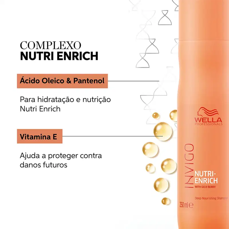 Kit Wella Professionals Invigo Nutri-Enrich Booster Trio (3 Produtos)