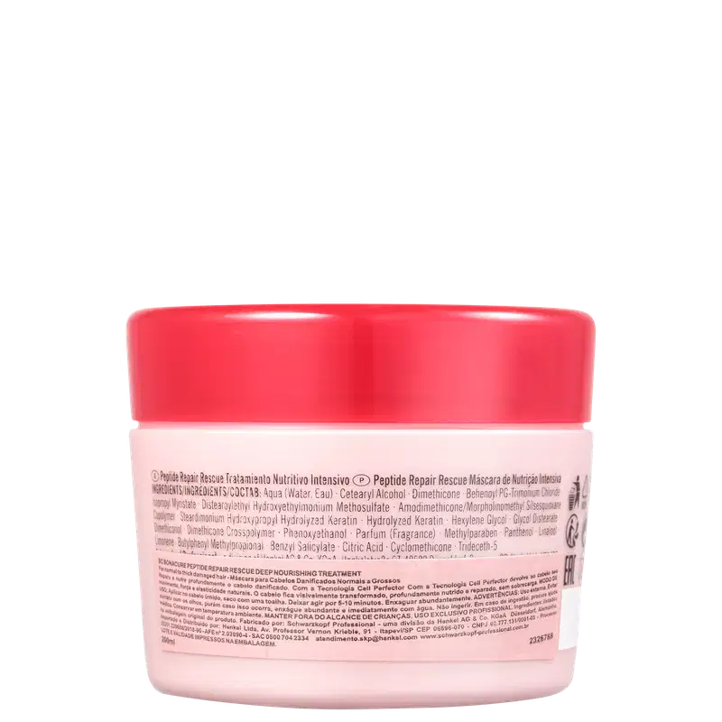 Schwarzkopf Professional BC Bonacure Peptide Repair Rescue Deep Nourish Treatment - Máscara Capilar 200ml