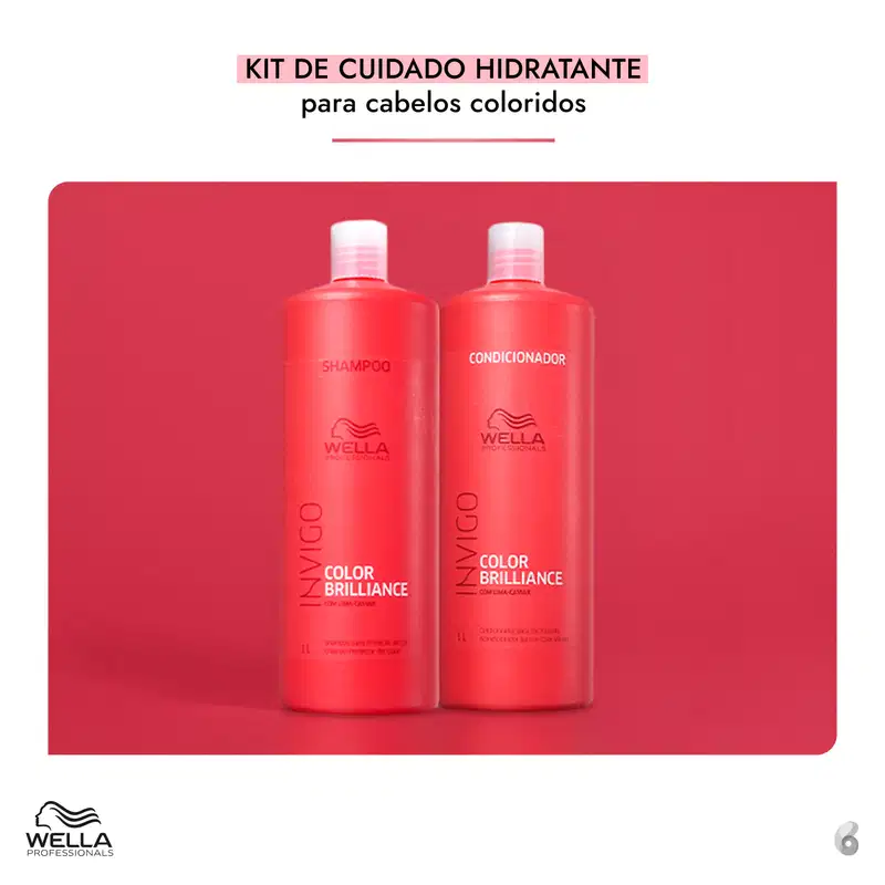Kit Wella Professionals Invigo Color Brilliance Salon Duo (2 Produtos)