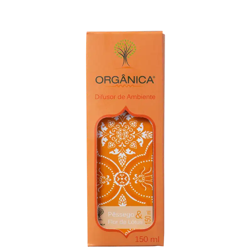 Orgânica Pêssego e Flor de Lótus - Difusor de Ambiente 150ml