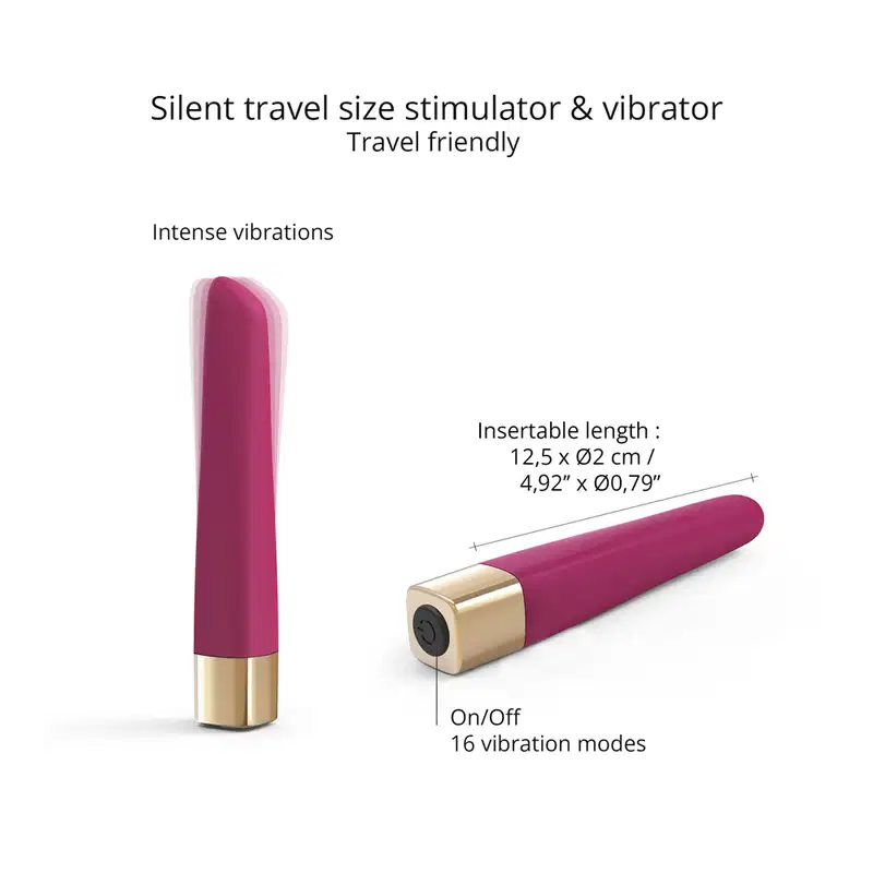 Vibrador Delight Me com 16 Vibraçoes Lovely Planet Plum Star