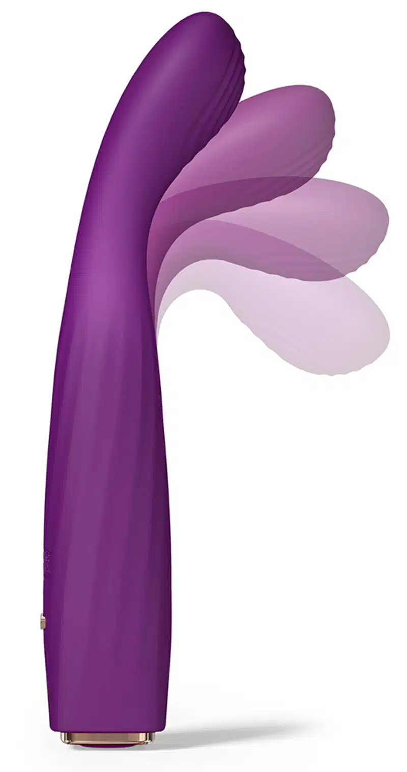 Vibrador Feel Me Flex com 16 Vibraçoes Lovely Planet Roxo