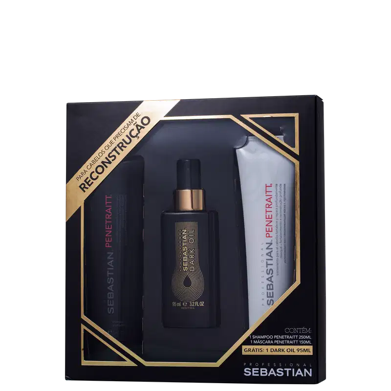 Kit Sebastian Professional Penetraitt Dark Oil (3 Produtos)