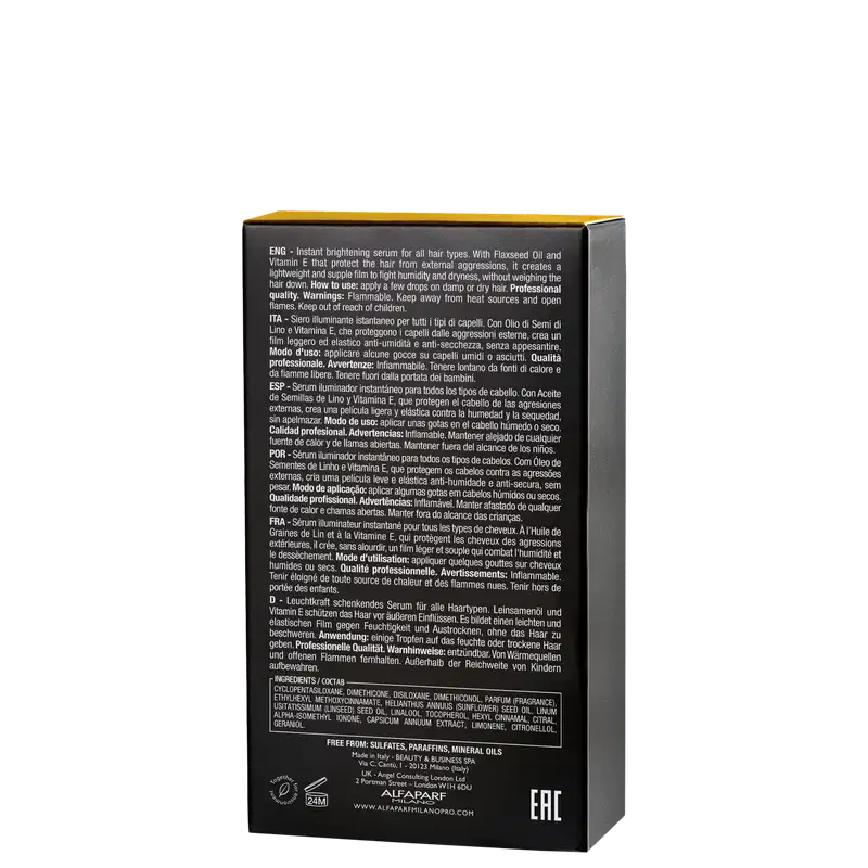 Alfaparf Semi Di Lino Sublime Cristalli Liquidi - Óleo Capilar 50ml