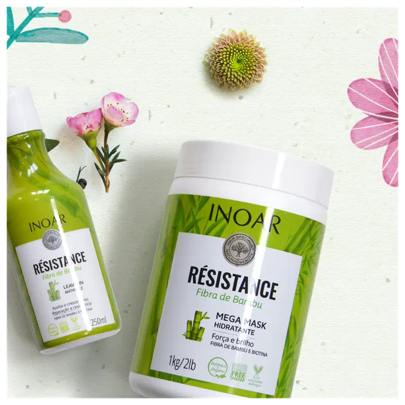 Inoar Résistance Fibra de Bambu - Máscara Capilar 1kg