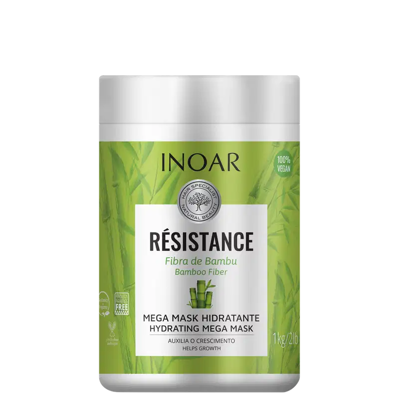 Inoar Résistance Fibra de Bambu - Máscara Capilar 1kg